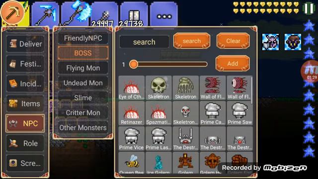 Terraria Terra Blade Vs All Pre-Hardmode Bossess смотреть онлайн