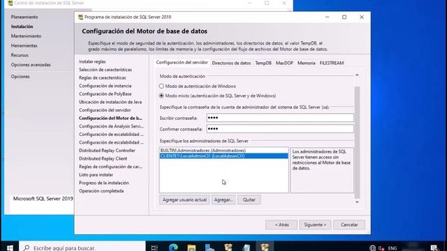 12 Instalación de SQL Server en Windows Server 2022 (Máquina Cliente) смотреть онлайн
