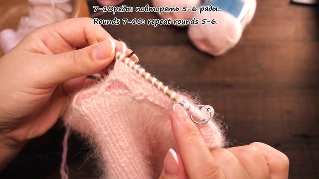 Невероятная мягкость - ШАПОЧКА из ПУХА НОРКИ спицами ? Knitted mink down hat ? смотреть онлайн