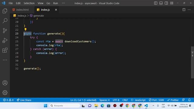 Async Await - Fetch API Introducción смотреть онлайн