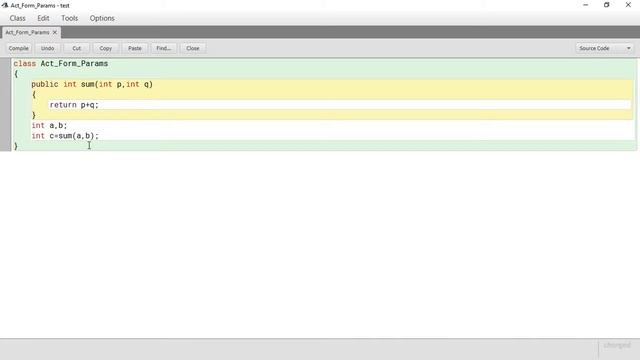 Java Programming BlueJ Environment Class 9 ICSE Actual and Formal parameters смотреть онлайн