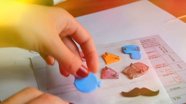 Значки, кольцо и брошь из полимерной глины // Ann Sidorova смотреть онлайн