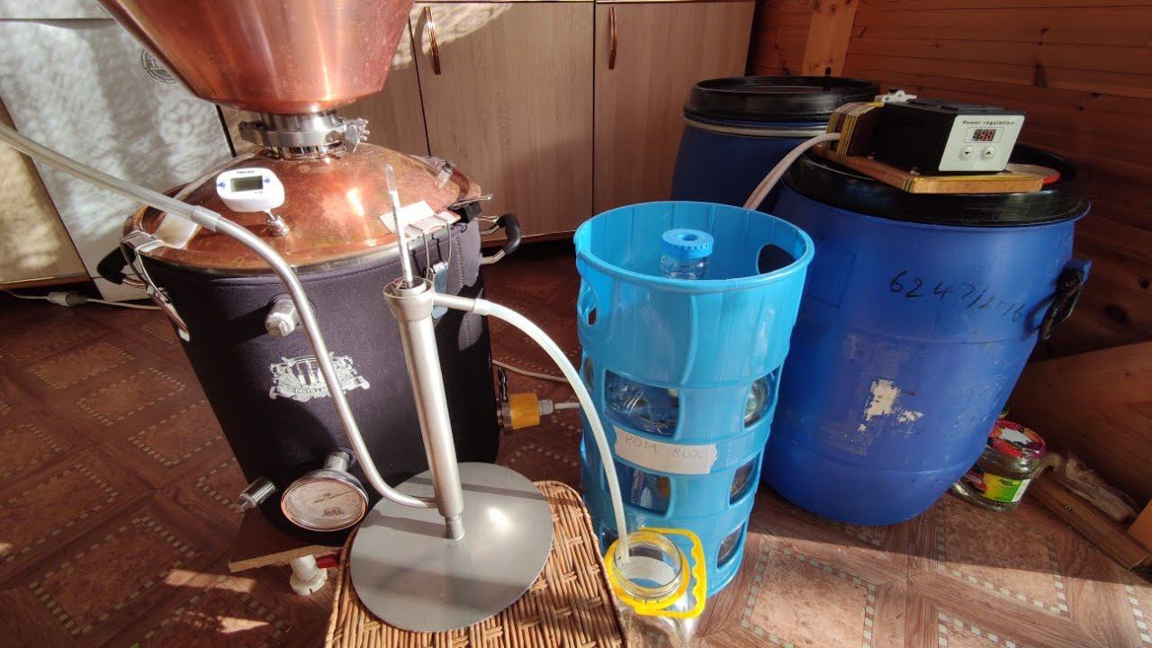 Перегоняем ромовый сырец на шлеме с конусом ч.3