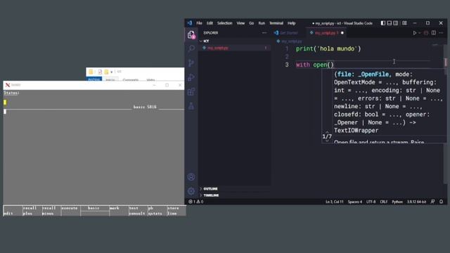 How to run python scripts from BT Basic смотреть онлайн