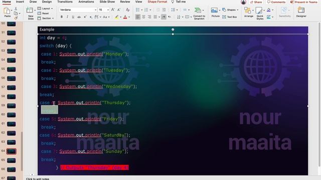 Java Switch\break/default смотреть онлайн