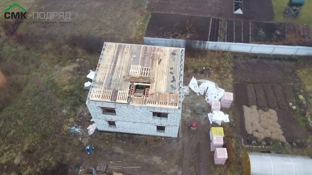 Строительство дома из газобетона в с. Фролы. Смотрите, какой чудесный получился дом? смотреть онлайн