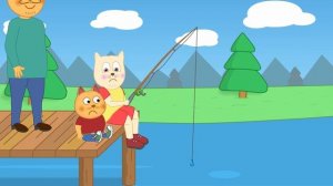 СhibaСat - Fishing | Cartoon for children