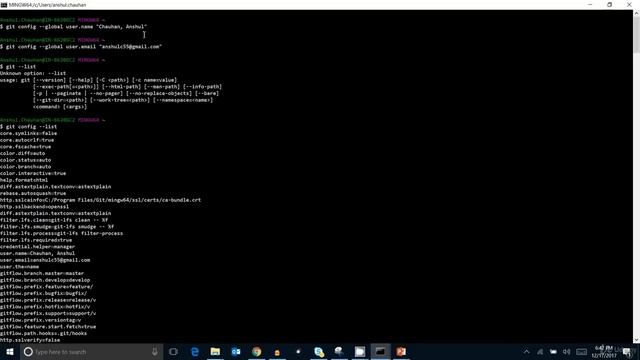 1 Configure User Information in GIT смотреть онлайн
