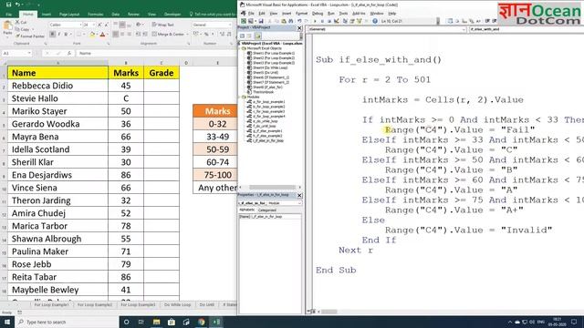 Excel VBA - If Else using For Loop | If Statement in Excel VBA смотреть онлайн