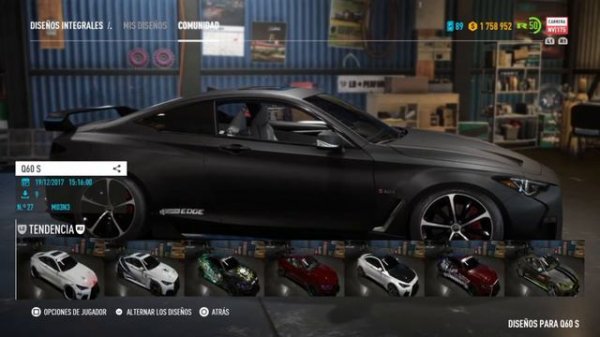 TUNEANDO EL NUEVO INFINITI Q 60 DLC DE NEED FOR SPEED PAYBACK