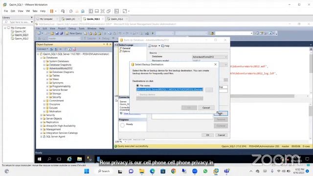 POSHEM'S DBA CLASS -SQL SERVER BACKUPS - 16th April 2023 смотреть онлайн