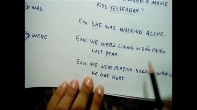 Aula de INGLÊS - Past Continuous (Passado contínuo) смотреть онлайн