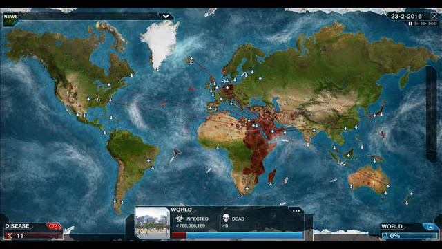 Plague Inc Evolved with Glitch: Necroa Virus смотреть онлайн