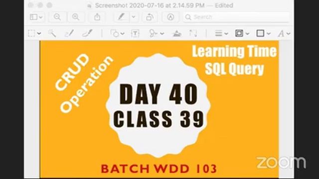 CTG-WDD Batch # 103 and Class 39 || 16th July 2020 Web Development and Design смотреть онлайн