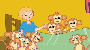 Five Little Monkeys, Jumping on a Bed - Fun Nursery Rhymes & Kids Songs - Bebomo TV