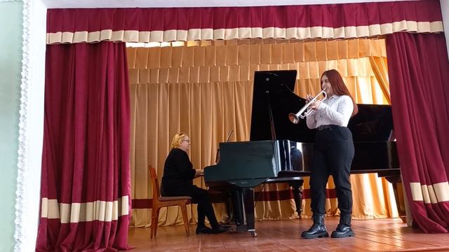 Вікторія Огар ст.в/к,КУ"СеменівськаДМШ"труба"Їхав козак за Дунай"укр.нар.пісня конц.ЯременчукС.І. смотреть онлайн