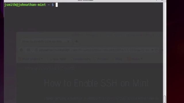 How to Enabled SSH on Linux Mint By Johnathan Mark Smith смотреть онлайн