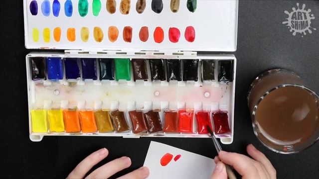 Акварель Урок #1 советы начинающим. Как выбрать Бумагу, Краски, Кисти смотреть онлайн