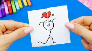 Лёгкая Бумажная игрушка Антистресс трансформер Поделки из бумаги Не оригами