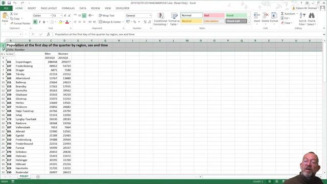 Downloading data from the Danish Statistical office (Statistikbanken) and visualizing in QGIS смотреть онлайн