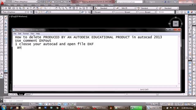 81 HOW DELETE PRODUCED BY AN AUTODESK EDUCATIONAL PRODUCT in autocad YouTube смотреть онлайн
