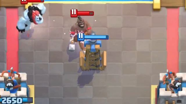 Stop HOG RIDER and ICE GOLEM whit 3 and 4 ELIXIR смотреть онлайн