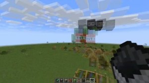 Как сделать двигающийся бомбардировщик в майнкрафте