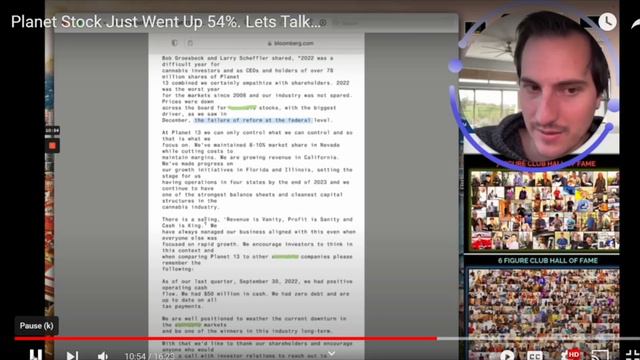 Planet 13 Stock is on FIRE...Unless You Zoom Out - Financial Education Jeremy Thinks You're DUMB смотреть онлайн