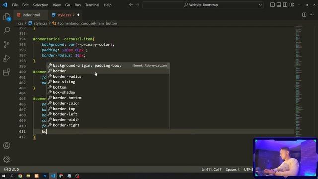 5.WEBSITE CON BOOTSTRAP DESDE CERO - COMENTARIOS (CAROUSEL) - FOOTER смотреть онлайн