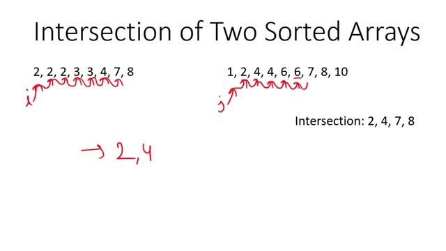 Array - 21: Intersection of two Sorted array | Find common elements of two sorted arrays смотреть онлайн