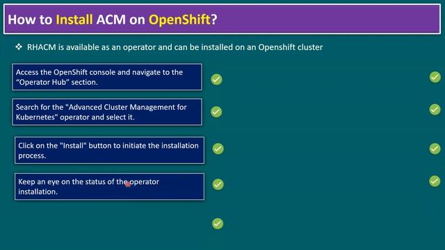 What is Red Hat Advanced Cluster Management (ACM) for Kubernetes? How to Install ACM on OpenShift? смотреть онлайн