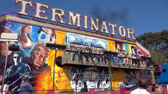 Anderton & Rowland's Terminator @ Plymouth Central Park Easter Fair 2015 смотреть онлайн