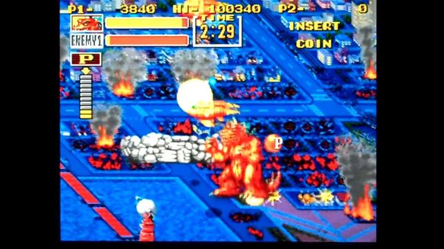 King of the Monsters Arcade Gameplay (ACA Neo Geo) смотреть онлайн