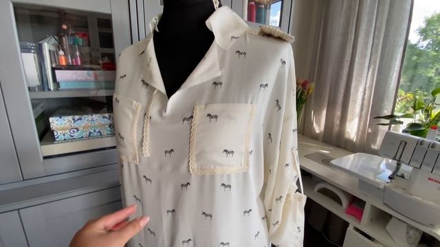 Шью Тунику с Зебрами ?Для Моря ! Может лишние карманы ?Olga Kirchgessner смотреть онлайн