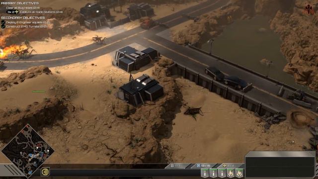 Massive Alien Spider Ambush In Starship Troopers: Terran Command смотреть онлайн