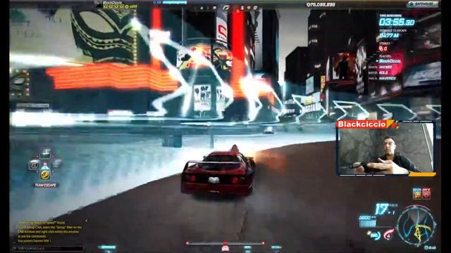 MOST WANTED TEAM ESCAPE CON FERRARI F40 - NFSW NIGHTRIDERZ смотреть онлайн