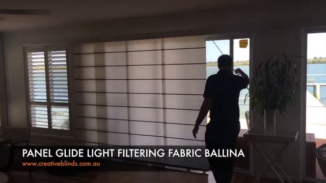 PANEL GLIDE LIGHT FILTERING FABRIC BALLINA RIVER Creative Blinds and Awnings смотреть онлайн