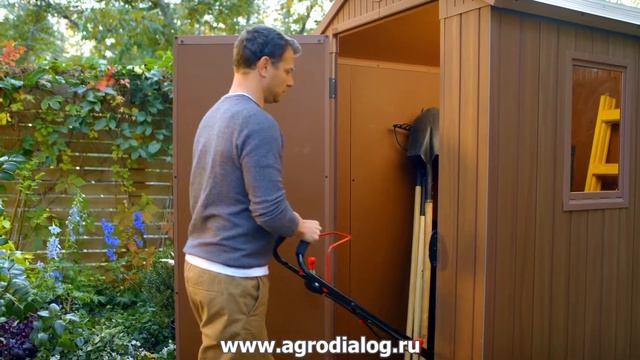 Древесно-пластиковый композитный сарай Keter Darwin 4x6 смотреть онлайн