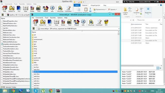 Как установить Forge Optifine HD для Minecraft 1.5.2 смотреть онлайн