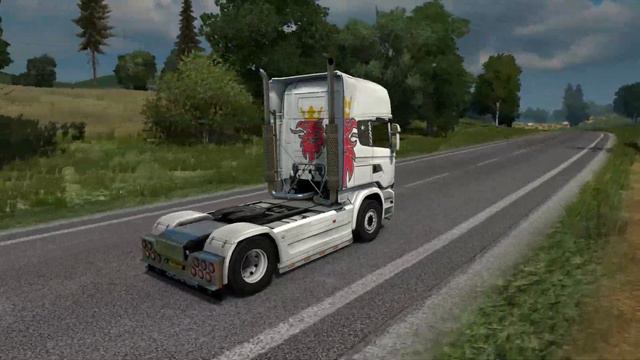 Scania King V8 Sound | Euro Truck Simulator 2 (ETS2 1.28 Mod) смотреть онлайн