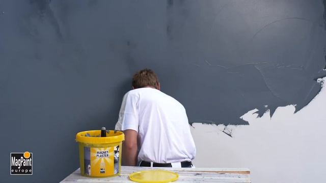 Магнитная штукатурка MagnetPlaster для дома или офиса | DIY: Magpaint смотреть онлайн