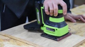 Аккумуляторная плоскошлифовальная машина Greenworks G24SS14