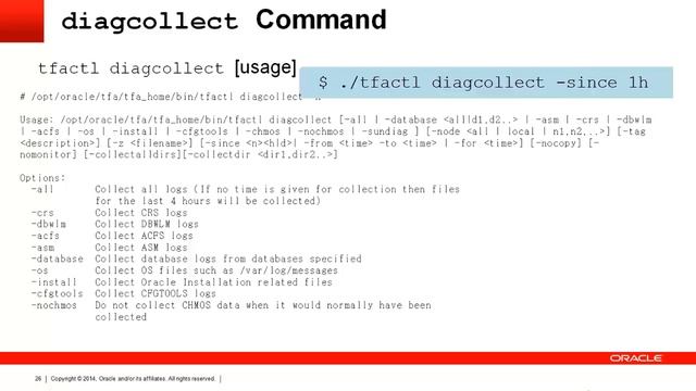 Working with the Trace File Analyzer Collector смотреть онлайн
