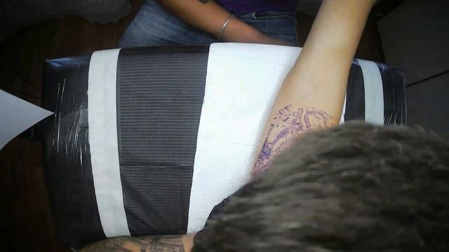 Tattoo Time Lapse - ворон