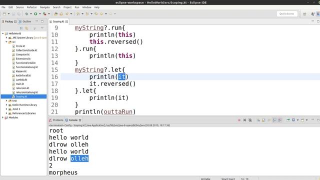 Kotlin für alle Tutorial #88 - run, with, let, also und apply смотреть онлайн