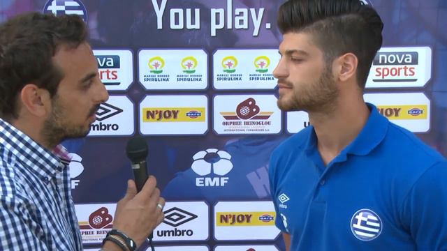 Giannis Antzouris Interview - Greek Minifootball Team 2014 смотреть онлайн