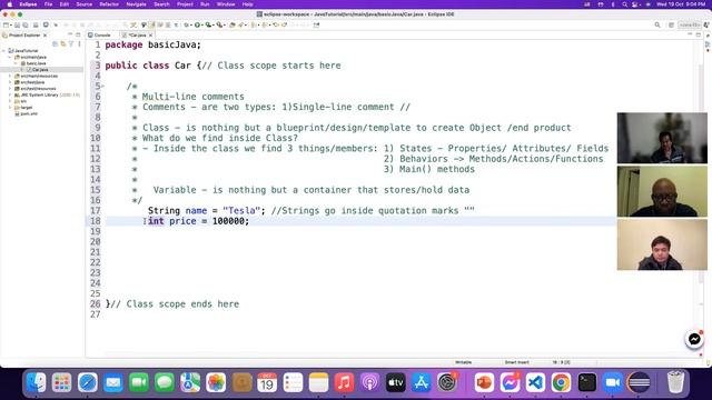JAVA FUNDAMENTALS| DAY-01| PART-02 смотреть онлайн