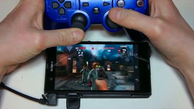 Xperia Z with Dual Shock 3 and optimized games demo (without root) смотреть онлайн