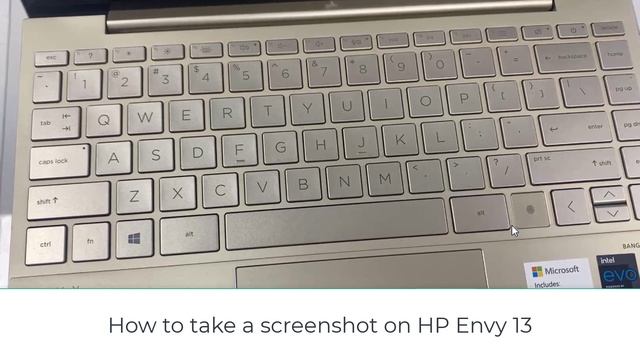 How to take a screenshot on HP Envy 13 laptop смотреть онлайн