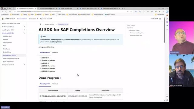 #162 - The one with Developing with the AI SDK for SAP (Gopal Nair) | SAP on Azure Video Podcast смотреть онлайн
